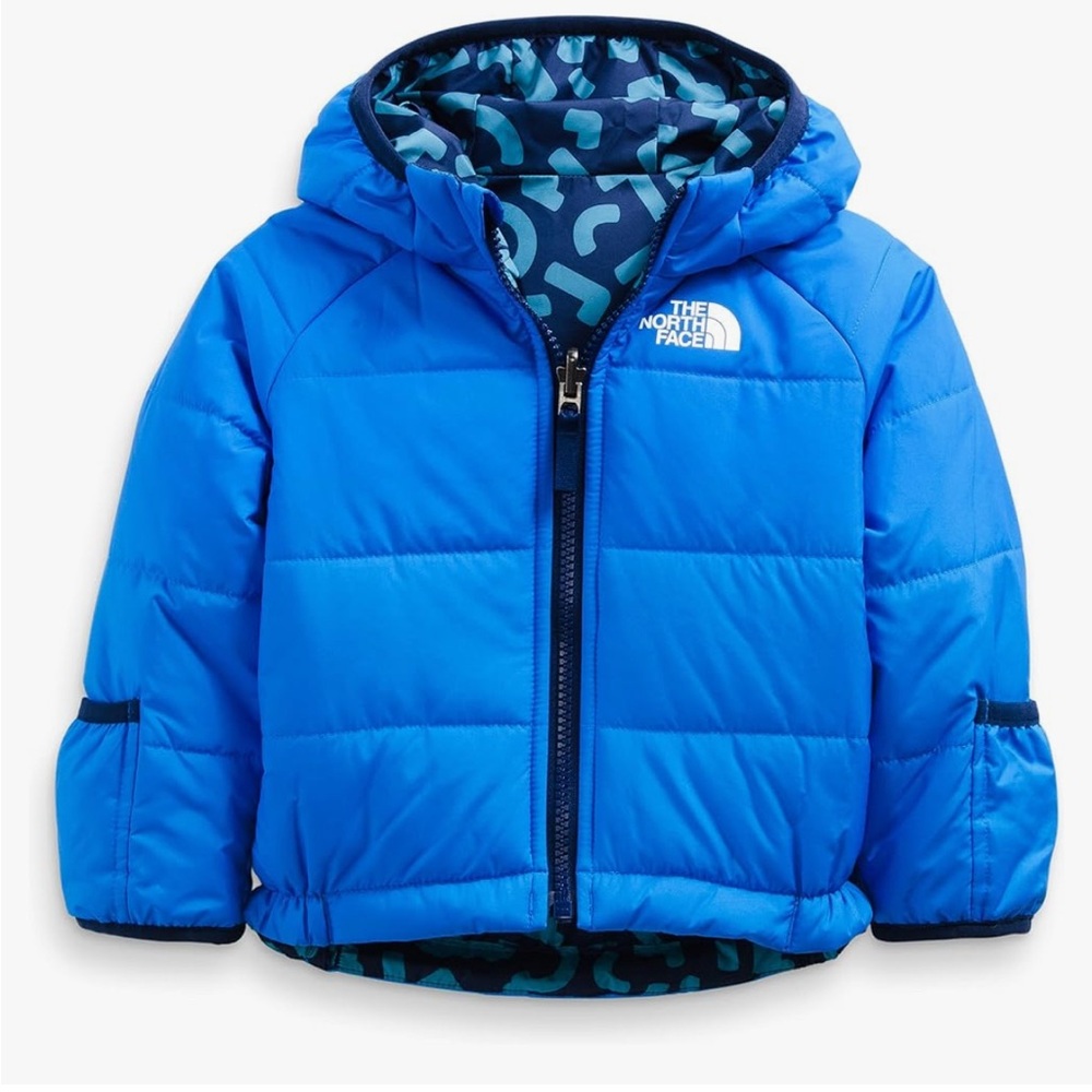 The North Face Baby Reversible Hooded Jacket - blue